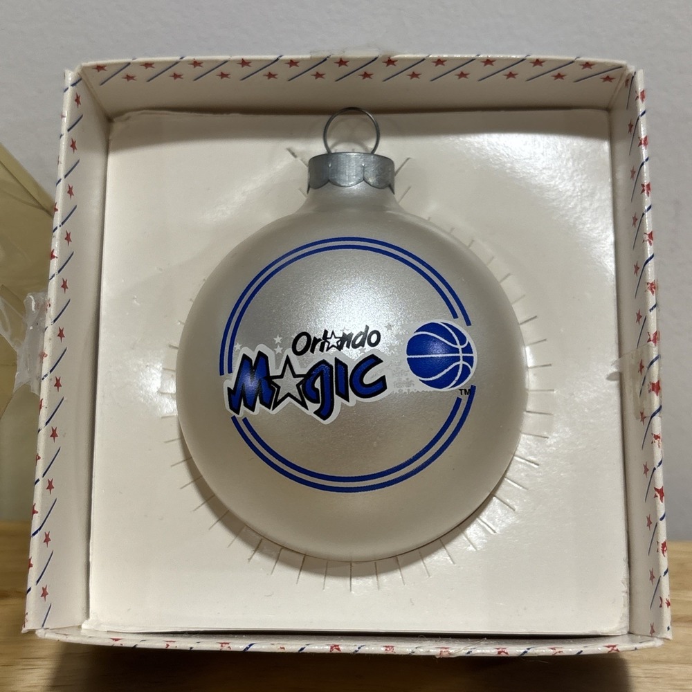 Vintage Orlando Magic Christmas Ornament Tupperscot NBA Sports Collectors Series